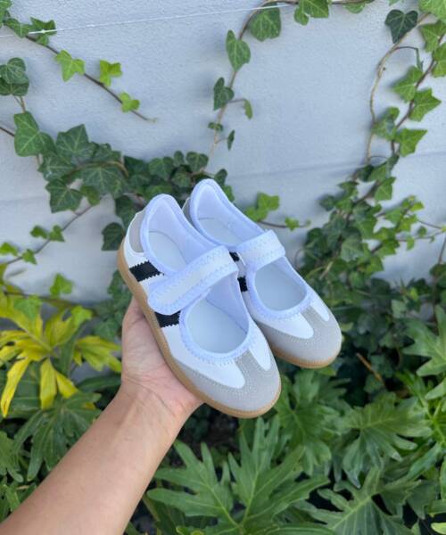 Tenis Blancos con Velcro Infantiles Mod. 15 0016