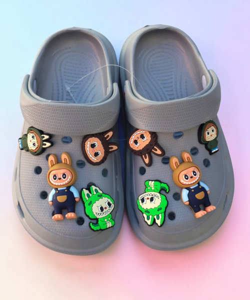 Sandalias de Plástico en color Gris para Niños Mod. 26 0611