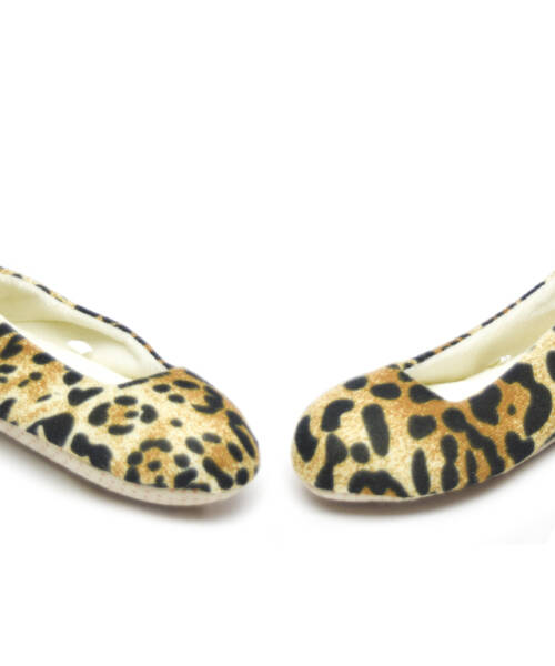 Pantuflas Calcetín Leopardo