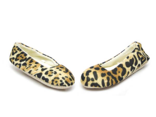 Pantuflas Calcetín Leopardo