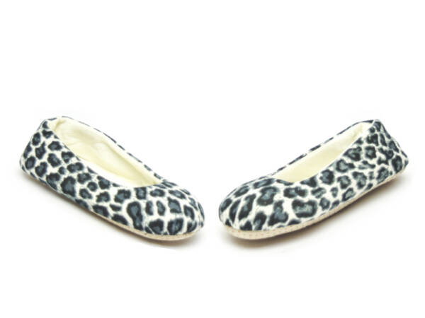 Pantuflas Calcetín Leopardo