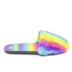Pantuflas Peluche Arcoiris 30 0110