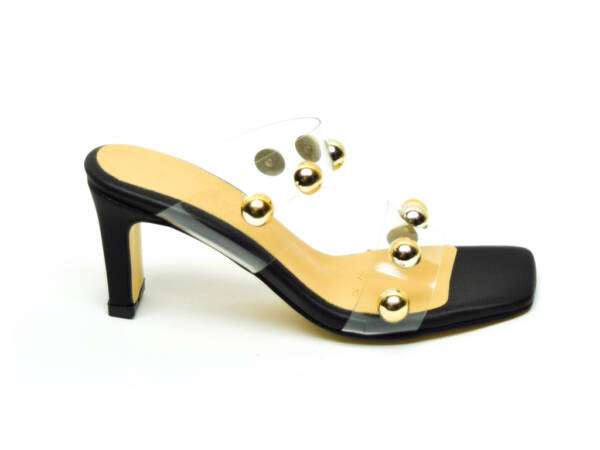 Zapatilla Mica Negro Estoperoles mod 51 9211