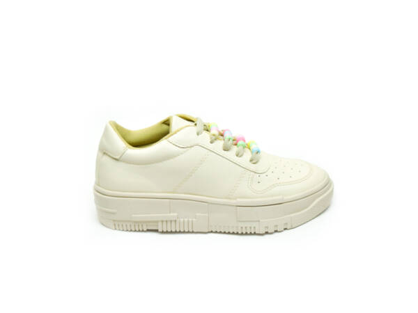 Tenis Beige Cuentas Colores mod 102 3016